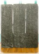 그의 글씨가 새겨진 목판(도연명의 '귀거래사'를 자신의 친필 초서로 쓴 것을 스스로 판각하였다.)