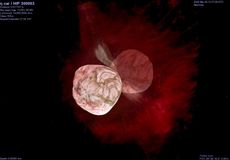 셀레스티아의 용골자리 에타 시뮬레이션.