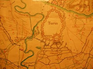 토리노 공성전 지도