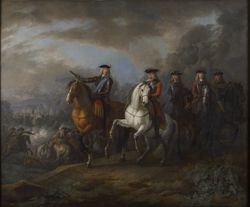 블렌하임 전투에서의 말버러 공작과 캐도건 백작 (피터르 판 블뢰멘 작품)