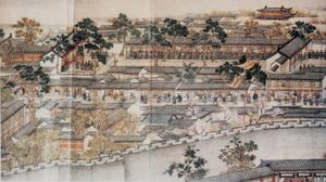 1759년 서양의 번영하는 쑤저우에 있는 시험장