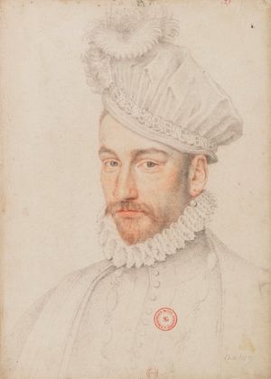 프랑수아 클루에가 그린 샤를 9세의 파스텔 초상화, 1570년경