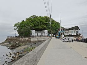 가미아마쿠사시의 작은 섬(해수욕장)