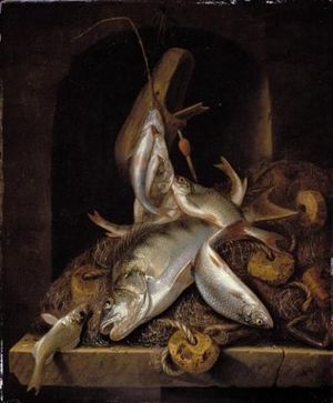 야코프 길리히(Jacob Gillig), 민물고기(Freshwater Fish) (1684)