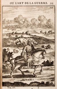 시파히. Manesson Mallet: Art de la Guerre, 1696