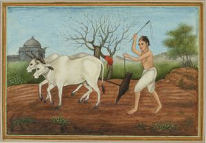 19세기 초 자트 농부 그림