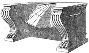 레바논 움 알 아마드에서 발견된 2000년 된 페니키아 해시계의 복원