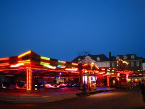 화요일 시장 광장의 마트