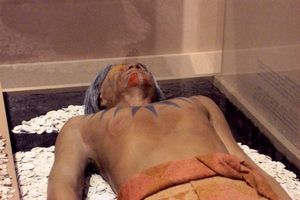 새인간 매장지 복원도, 카호키아