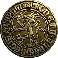 트르트코 1세 재위 시기에 주조된 금화