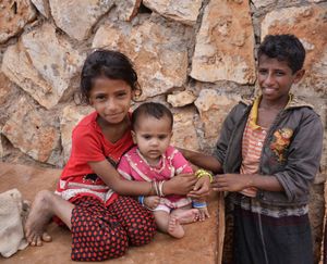 소코트라 섬의 아이들