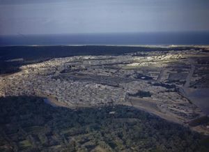 2차 세계 대전 직후인 1943년 5월 가베스 항공 사진