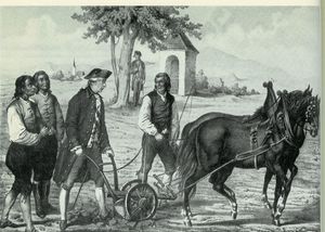 직접 농사일을 하는 요제프 2세