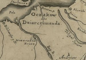 1648년 지도에 나타난 빌레호비체(Bilechowisce) 정착지