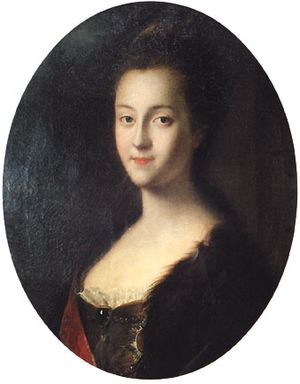 루이 카라바크(Louis Caravaque)가 그린 알렉세예브나 대공비(Grand Duchess Catherine Alexeyevna), 1745년