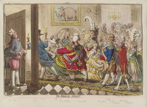 'The Bridal Night' by James Gilray, satirising Frederick's marriage to the Princess Royal