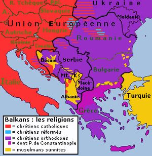 종교별 분포 지도