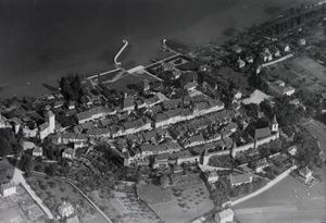 발터 미텔홀처가 300m 상공에서 촬영한 항공 사진 (1919)