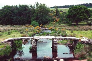 포스트브리지(Postbridge)의 클래퍼 브리지(clapper bridge)