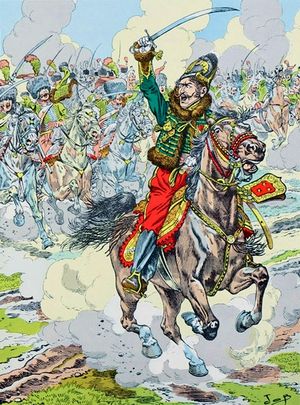 프렌츨라우 전투에서의 라살 장군