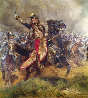 와그람 전투에서 라살의 마지막 돌격, 에두아르 드테이유(1912년 작품)