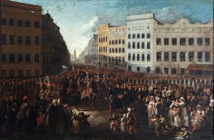 1809년 7월 요제프 포냐토프스키 공이 크라쿠프에 입성하는 모습