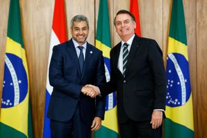 아브도와 자이르 보우소나루 브라질 대통령.