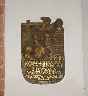 제2차 세계 대전 중 독일군에 의해 도시에 투옥된 저항 운동 폴란드 여성 기념비