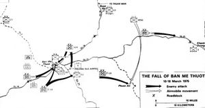 반 메 투옷 전투 지도