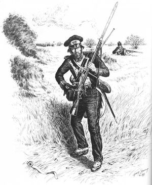 팔로알토 전투의 멕시코 군인