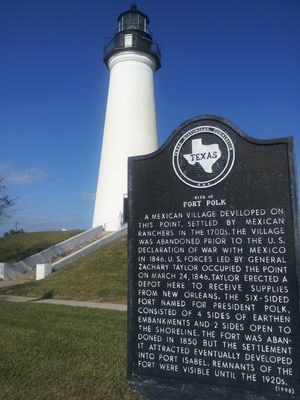 테일러의 보급 기지가 있던 포인트 이사벨