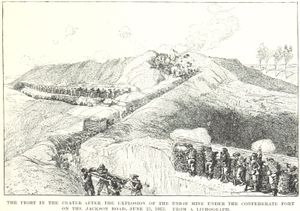 제3 루이지애나 레던의 분화구 전투