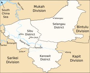 시부 사단의 행정 구역