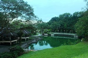 부킷 아웁 주빌리 공원 내 오두막 전경