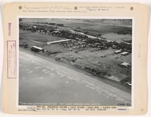 1917년 파라냐케의 캠프 클라우디오(Camp Claudio) 항공 사진