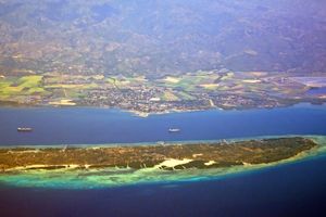 네그로스 옥시덴탈주 산 카를로스시의 항공 사진