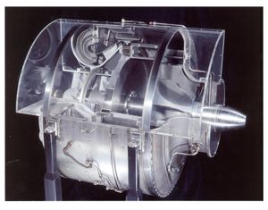 한스 폰 오하인의 원심 압축기/반경 유입 터빈 HeS3B