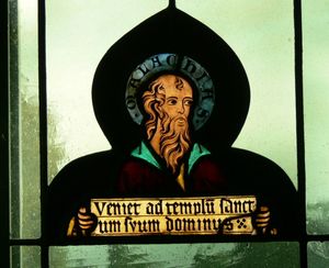 오스트리아 교회의 말라기 3:1 인용문: "주께서 그의 성전에 임하시리라."