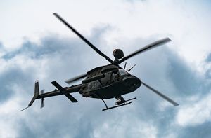 크로아티아 공군의 OH-58D 카이오와 워리어
