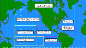 국립기상청 해상 기상 예보 담당 구역