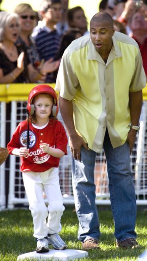 2008년 윌리엄스가 티볼을 지도하는 모습