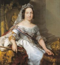 1843년 비센테 로페스 포르타냐가 그린 초상화