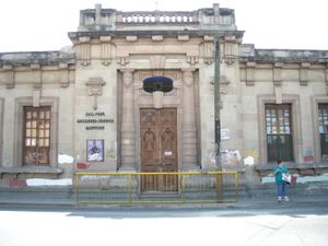 오아하카에 있는 디아스의 출생지. 현재 초등학교