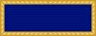Dark blue ribbon with a gold border