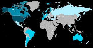 스웨덴인 및 그 후손이 상당수 거주하는 국가.
