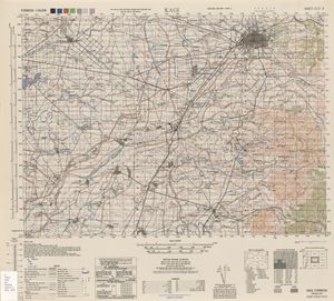 1944년 지도 (가의(KAGI)로 표기된 치아이 지역 및 주변 지역)