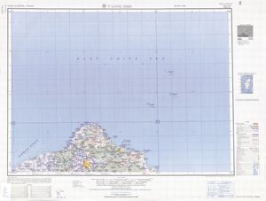시즈제}}(Shiodomegai)이 포함된 지도(1950)