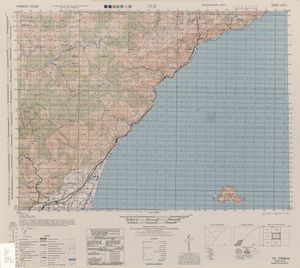 구이산섬(KIZAN-TŌ로 표기)을 포함하는 지도(1944)