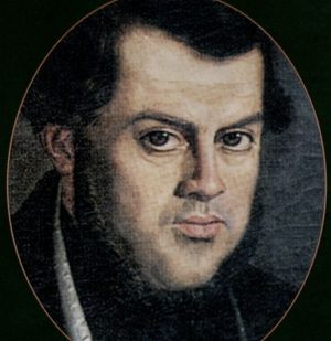 프랭클린 로슨(Franklin Rawson)이 그린 칠레 망명 시절의 사르미엔토 초상화.