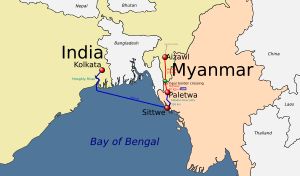 칼라단 다목적 수송 프로젝트는 미얀마를 통해 인도 북동부 주들에게 해상 접근을 제공할 것이다.